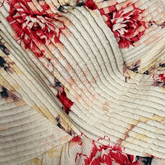 KIMCHI BLUE Strapless Floral Dress Size S Bohemian - Picture 2 of 8